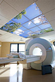 The Allen Diagnostic Center features a Luminous SkyCeiling above their MRI