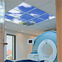 St. Vincent's Clinic features a set of beautiful Luminous SkyCeilings